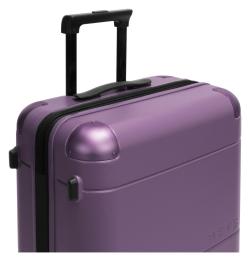 Heys Zen M Purple kufr + kosmetická taštička zdarma