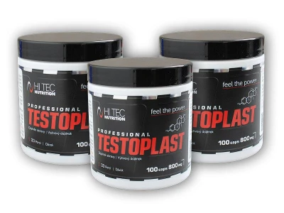 Hi Tec Nutrition 3x Testoplast 800 mg 100 kapslí