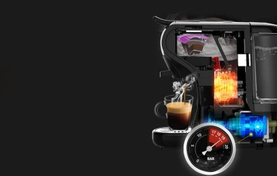 Hibrew Kávovar na kapsle 3 v 1 1450W H1A