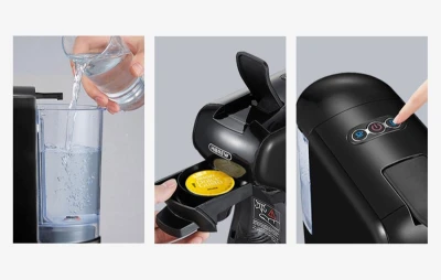 Hibrew Kávovar na kapsle 3 v 1 1450W H1A