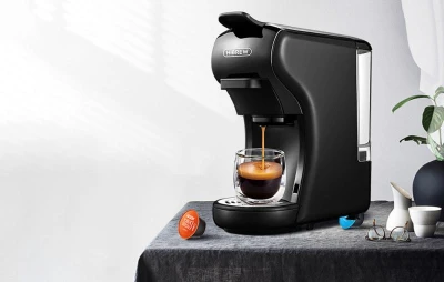 Hibrew Kávovar na kapsle 3 v 1 1450W H1A