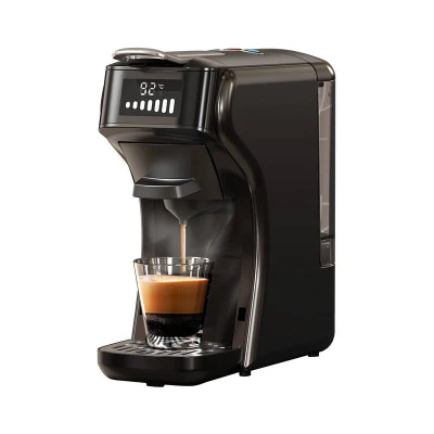HiBREW H1B černý kávovar na kapsle 5 v 1