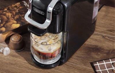 Hibrew Kávovar na kapsle 5 v 1 H2B (černý)