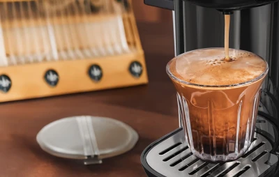 HiBREW H2B 5 v 1 šedý kávovar na kapsle