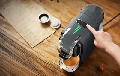 HiBREW H2B 5 v 1 šedý kávovar na kapsle