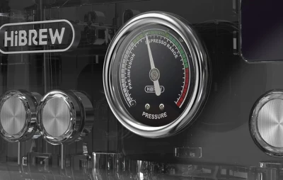 HiBREW H10A černý s regulací teploty pístový espresso kávovar