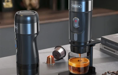 Hibrew Přenosný kávovar 3 v 1 s kufříkem 80W H4A-premium