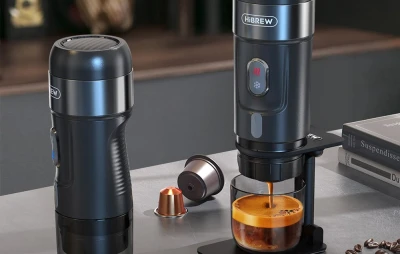 Hibrew Přenosný kávovar 3 v 1 s kufříkem 80W H4A-premium