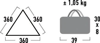 High Peak Bermuda Tarp 360 2019