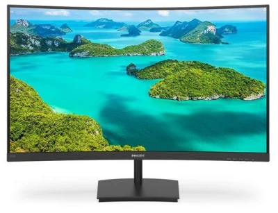 Philips LCD 271E1SCA 27" zakřivený VA/1920x1080@75Hz/Mega DCR/4ms/250 cd/m2/VGA/HDMI/Repro/VESA/FreeSync