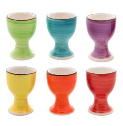 Hit Držák na vajíčka sada 6 ks 7 cm COLOURS Hit Držák na vajíčka sada 6 ks 7 cm COLOURS