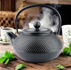 Hit Konvice na čaj litinová Imperial 0,8 l černá