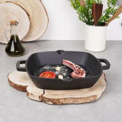 Hit Litinová pánev do trouby i na gril 25 x 25 cm