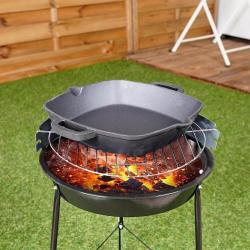 Hit Litinová pánev do trouby i na gril 25 x 25 cm