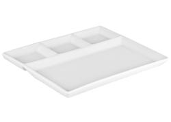 Hit Servírovací talíř dělený porcelán 26 x 20 cm Hit Servírovací talíř dělený porcelán 26 x 20 cm