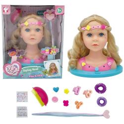 Hlava česací se světelnými efekty Hlava česací se světelnými efekty