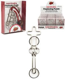 Hlavolam kovový 5-7cm různé druhy v krabičce Hlavolam kovový 5-7cm různé druhy v krabičce