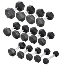 HMS Černá hexagonální jednoručka 14 kg
