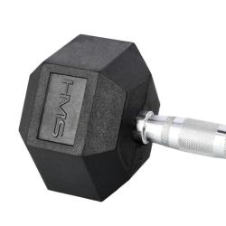 HMS Černá hexagonální jednoručka 18 kg