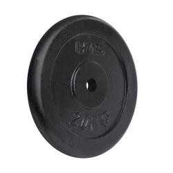 HMS Černý litinový kotouč 20 kg