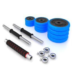 HMS Činkový set SGG30BAR 2x15 kg litina