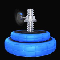 HMS Činkový set SGG30BAR 2x15 kg litina