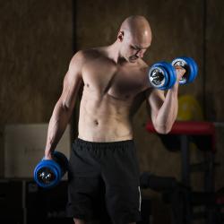 HMS Činkový set SGG30BAR 2x15 kg litina