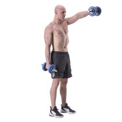 HMS Činkový set SGG30BAR 2x15 kg litina