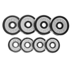 HMS Činkový set v kufru STC-20, chromovaný, 20 kg