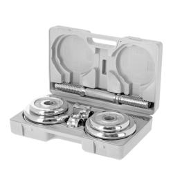 HMS Činkový set v kufru STC-20, chromovaný, 20 kg