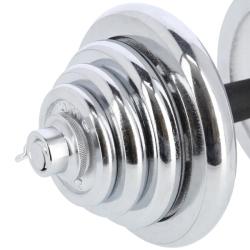 HMS Činkový set v kufru STC55 55 kg chrom