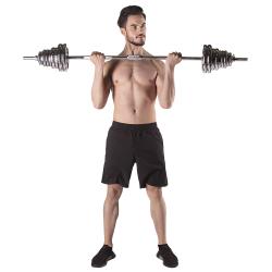 HMS Činkový set v kufru STC55 55 kg chrom