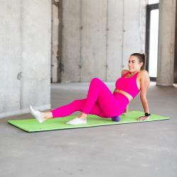 HMS Dvojitý masážny loptička BLC02 fialový - Lacrosse Ball