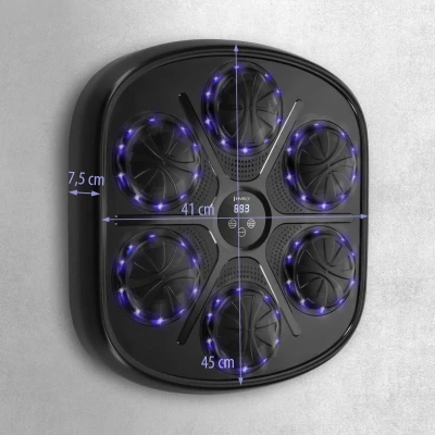 HMS Elektronický boxerský terč TB03 s LED, Bluetooth a rukavicemi (Music Boxing Machine)