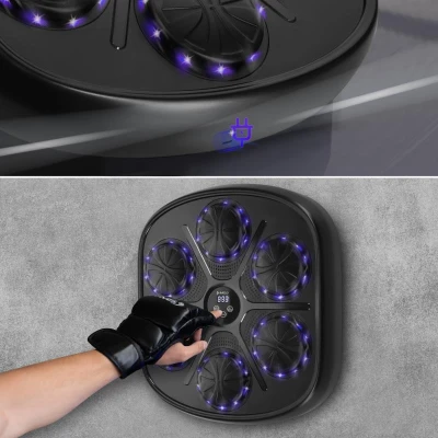 HMS Elektronický boxerský terč TB03 s LED, Bluetooth a rukavicemi (Music Boxing Machine)