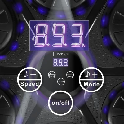 HMS Elektronický boxerský terč TB03 s LED, Bluetooth a rukavicemi (Music Boxing Machine)