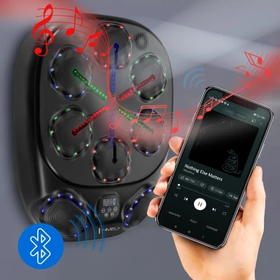 HMS Elektronický boxerský terč TB10 s LED, Bluetooth a rukavicemi (Music Boxing Machine)