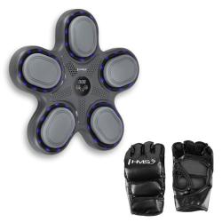 HMS Elektronický boxerský terč TB11 s LED, Bluetooth a rukavicemi (Music Boxing Machine)