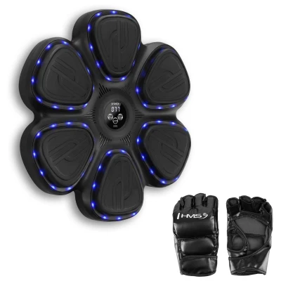 HMS Elektronický boxerský terč TB12 s LED, Bluetooth a rukavicemi (Music Boxing Machine)
