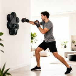 HMS Elektronický boxerský terč TB30 s LED, Bluetooth a rukavicemi (Music Boxing Machine)