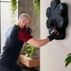 HMS Elektronický boxerský terč TB30 s LED, Bluetooth a rukavicemi (Music Boxing Machine)