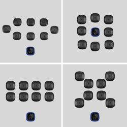 HMS Elektronický modulární boxerský terč TB05 s LED, Bluetooth a rukavicemi (Music Boxing Machine)