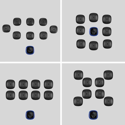 HMS Elektronický modulární boxerský terč TB05 s LED, Bluetooth a rukavicemi (Music Boxing Machine)