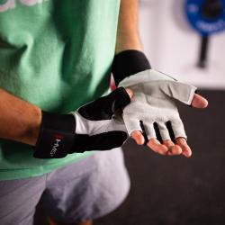 HMS Fitness rukavice RST04 bílé