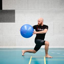 HMS Gymnastický míč YB01N 55 cm růžový