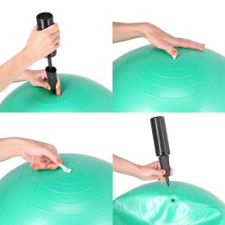 HMS Gymnastický míč YB01N 65 cm švestkový