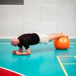 HMS Gymnastický míč YB02N 65 cm bronzový