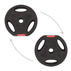 HMS Jednoruční, nakládací činky SG40, 42 kg