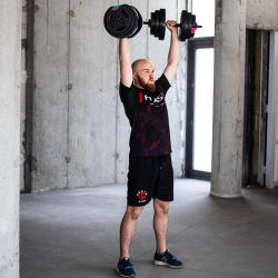 HMS Jednoruční, nakládací činky SG40, 42 kg