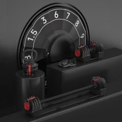 HMS Jednoruční / obouruční variabilní činka SGR18 PRO SET 3v1 40 kg